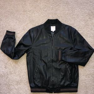 100% Leather “Life After Denim” Bomber